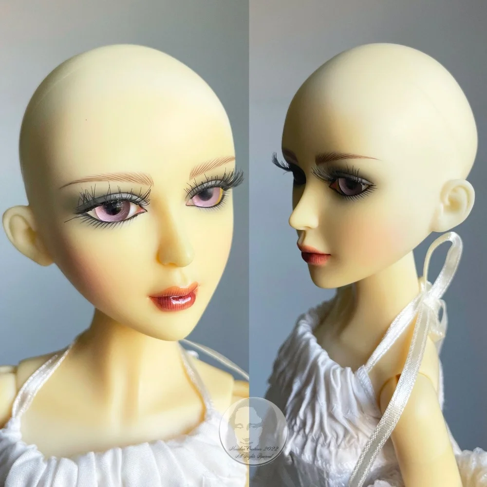 Ball Joint Doll Custom Yolanda Face Up by Impldoll 2009 43cm BJD + Violet Fern